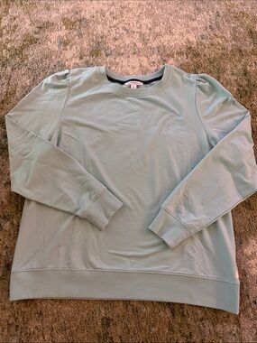 Southern Tide Crewneck Sweatshirt in Sage Green
